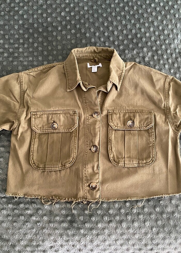 Topshop kot ceket gömlek - Görsel 2