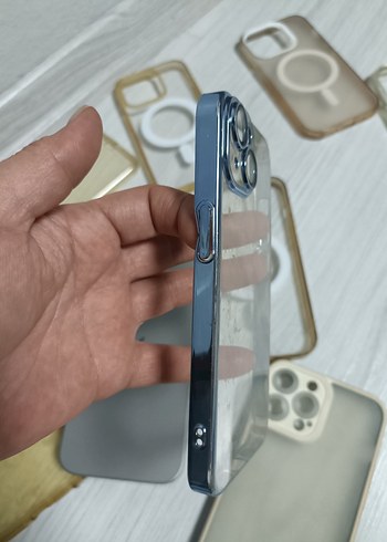 Gri Şeffaf iPhone Telefon Kılıfı - Görsel 3