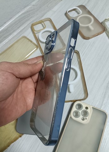 Gri Şeffaf iPhone Telefon Kılıfı - Görsel 2