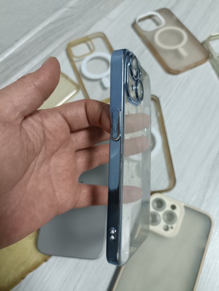 Gri Şeffaf iPhone  Telefon Kılıfı - Görsel 3