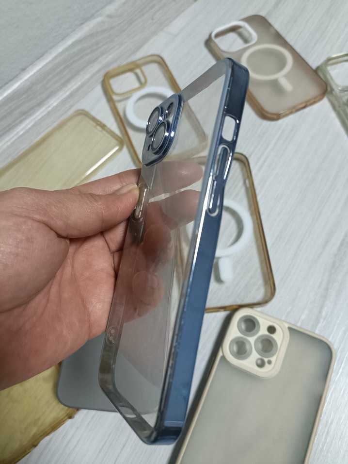 Gri Şeffaf iPhone  Telefon Kılıfı - Görsel 2