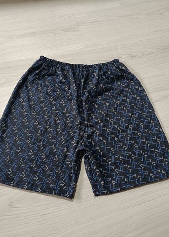 5 li Erkek Mavi Rahat Pileli Şortlar - Görsel 4