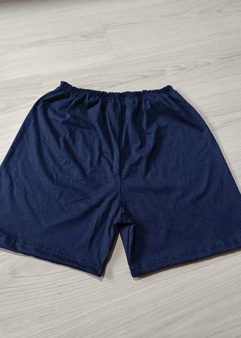 5 li Erkek Mavi Rahat Pileli Şortlar - Görsel 3