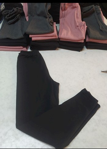 3 adet çocuk Pamuklu likralı Tayt - Görsel 2