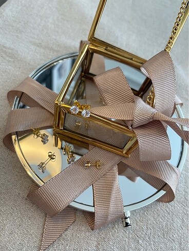 Accessorize Tek Taş Çelik Küpe