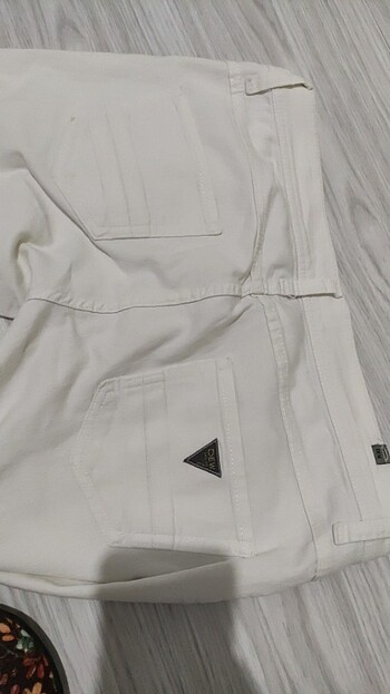 Beyaz gabardin pantolon - Görsel 4