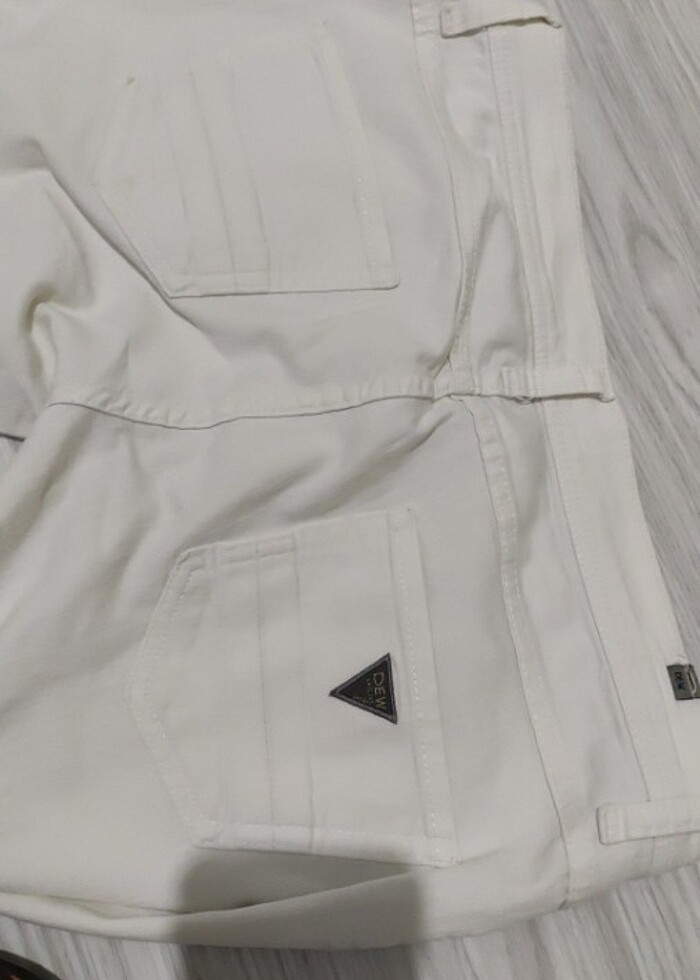 Beyaz gabardin pantolon - Görsel 4