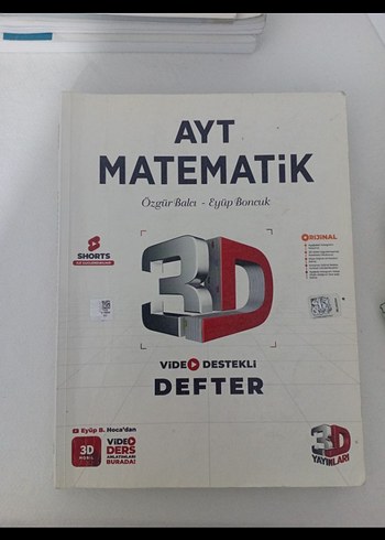 AYT Matematik 3D Video Destekli Defter