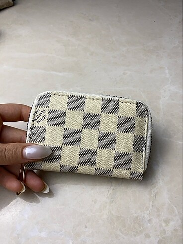 Kare desenli cüZdan - Görsel 8