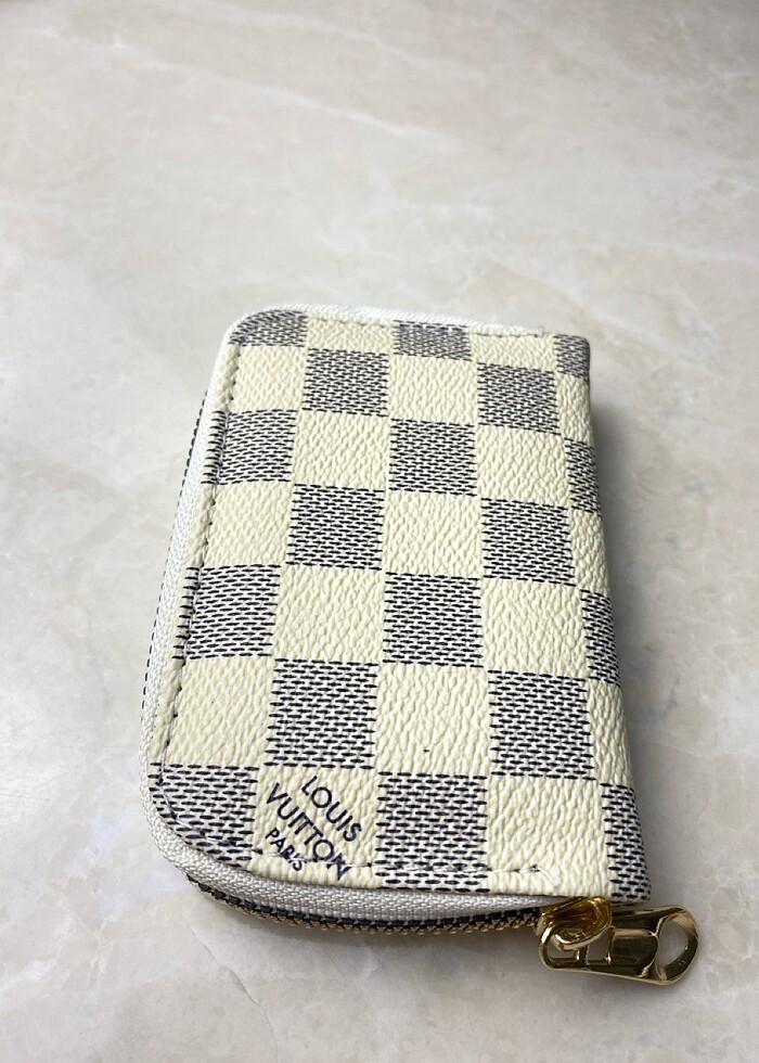 Kare desenli cüZdan - Görsel 4