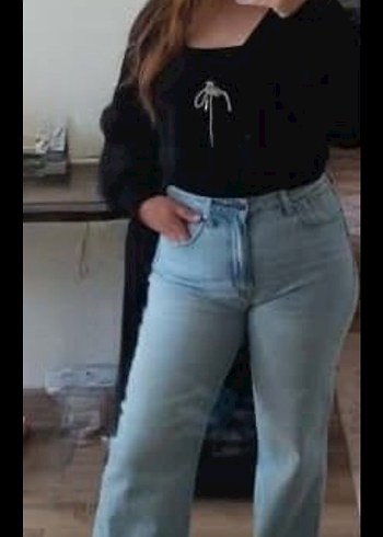 Açık Mavi Denim Pantolon - Görsel 3