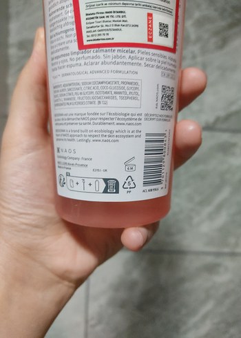 Bioderma Sensibio Micellar Temizleme Jeli 500 ml - Görsel 3