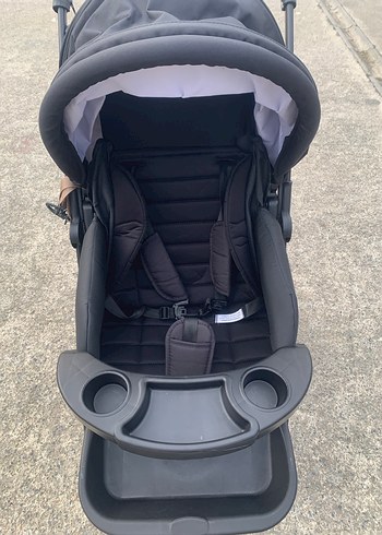 Siyah Bebek Arabası Çok Fonksiyonlu - Görsel 6