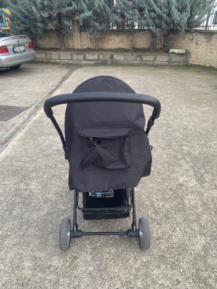 Siyah Bebek Arabası Çok Fonksiyonlu - Görsel 3