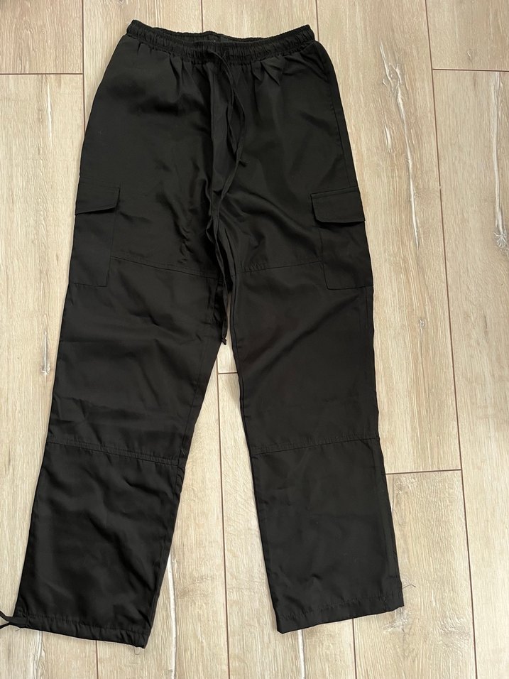 siyah jogger pantolon - Görsel 3
