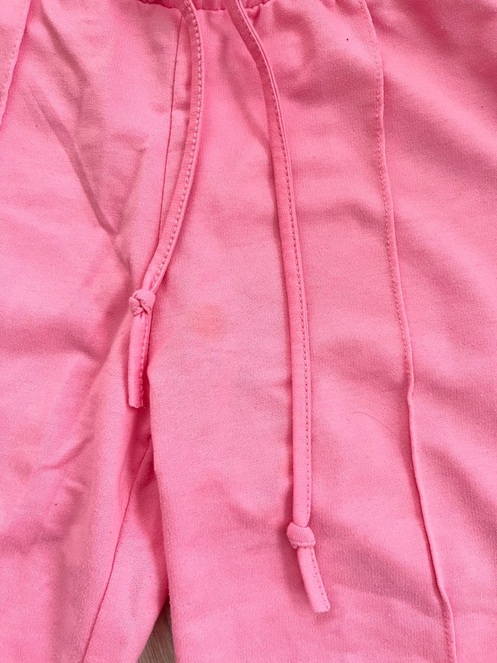 Pembe Bol Kesim Midi Spor Eşofman - Görsel 2