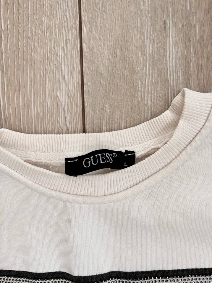 GUESS Beyaz Kadın Sweatshirt - Görsel 4