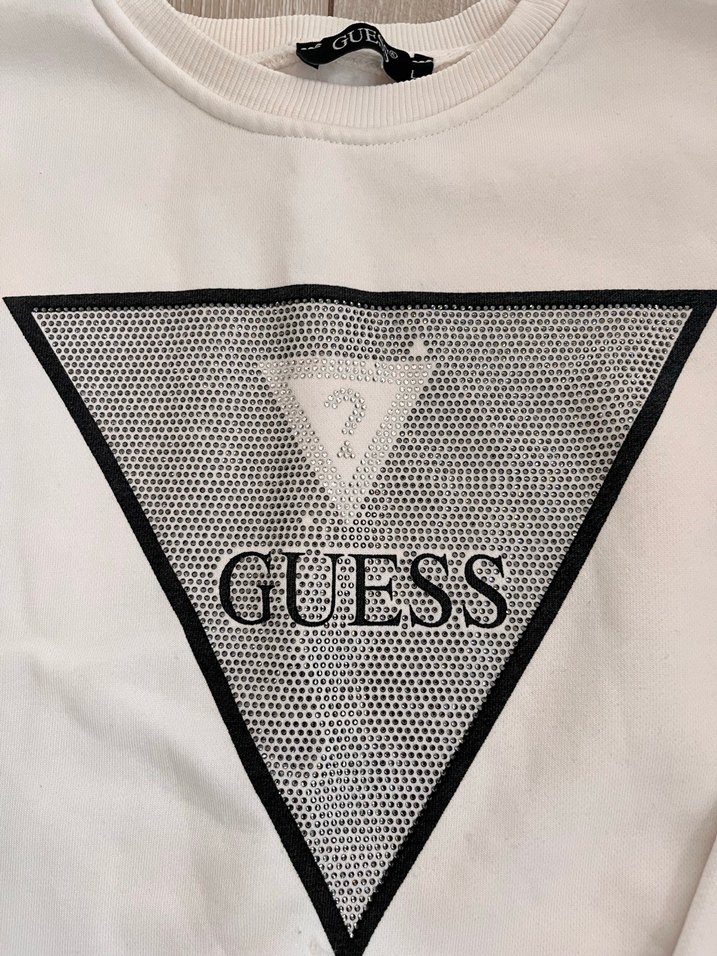 GUESS Beyaz Kadın Sweatshirt - Görsel 3