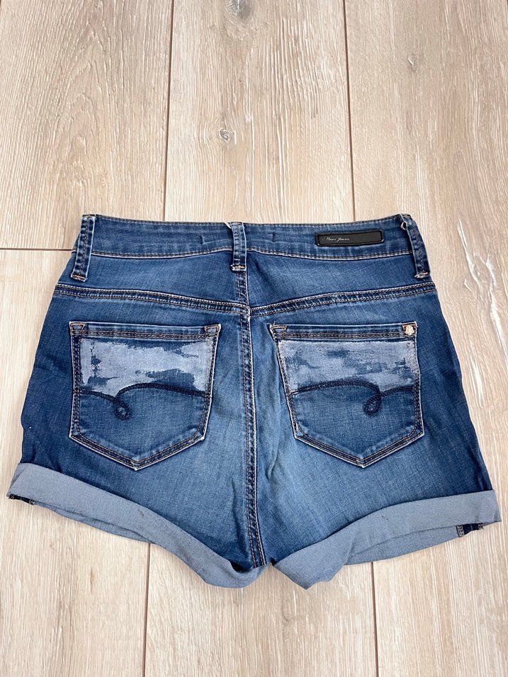 Mavi Denim Mini Şort - Görsel 2