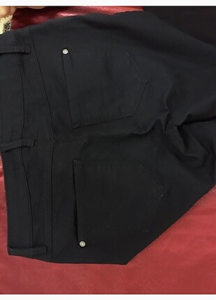 36 Beden siyah Renk lc likralı İspanyol paça pantolon 