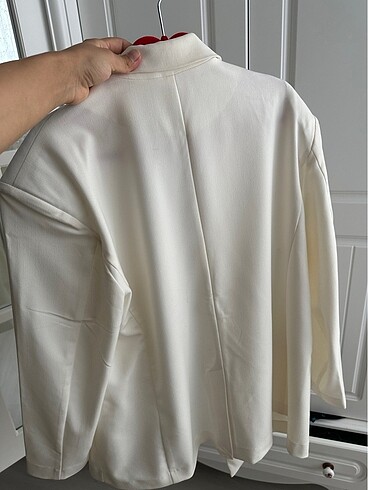 m Beden beyaz Renk H&M Blazer Ceket
