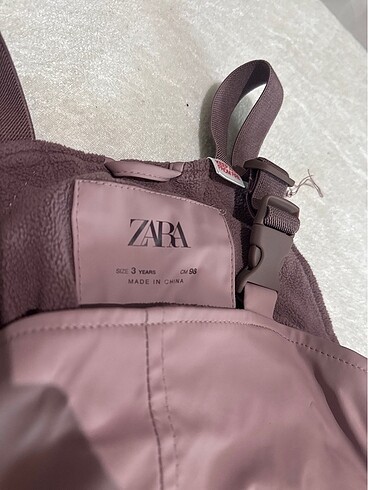 Zara Zara yağmur tulum ve mont