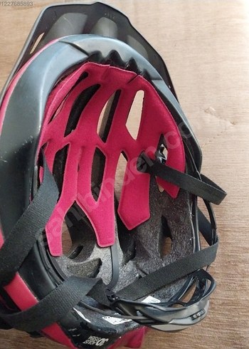 Kırmızı Baskılı Biker bisiklet Kaskı - Görsel 10