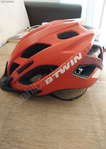 Kırmızı Baskılı Biker bisiklet Kaskı - Görsel 4