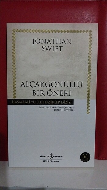 Alçak gönüllü bir öneri 