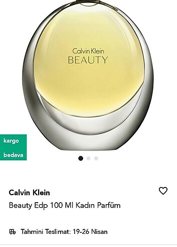 Calvin klein beaty parfüm
