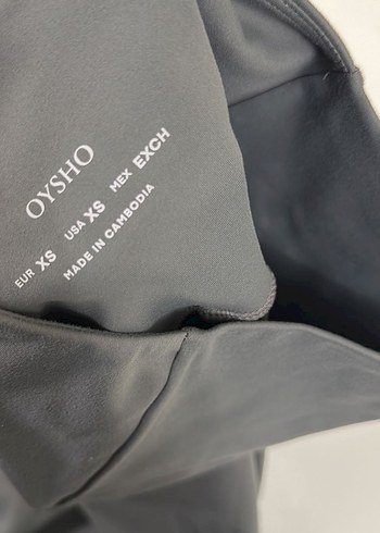 Oysho Taş Rengi İspanyol Paça Spor Tayt - Görsel 4