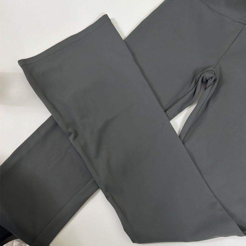 Oysho Taş Rengi İspanyol Paça Spor Tayt - Görsel 2