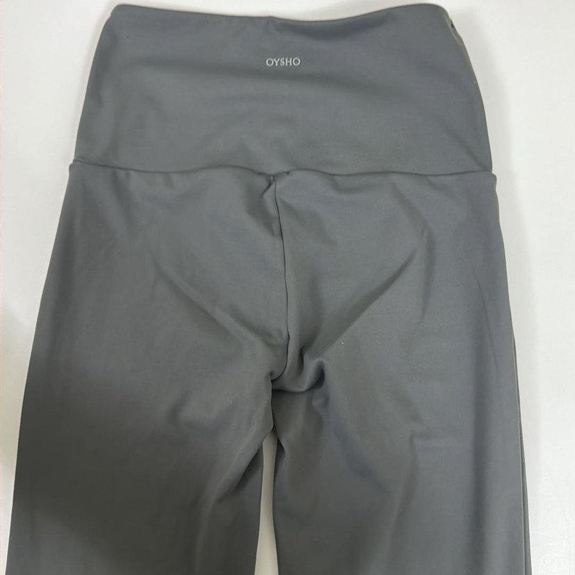 Oysho Taş Rengi İspanyol Paça Spor Tayt - Görsel 3