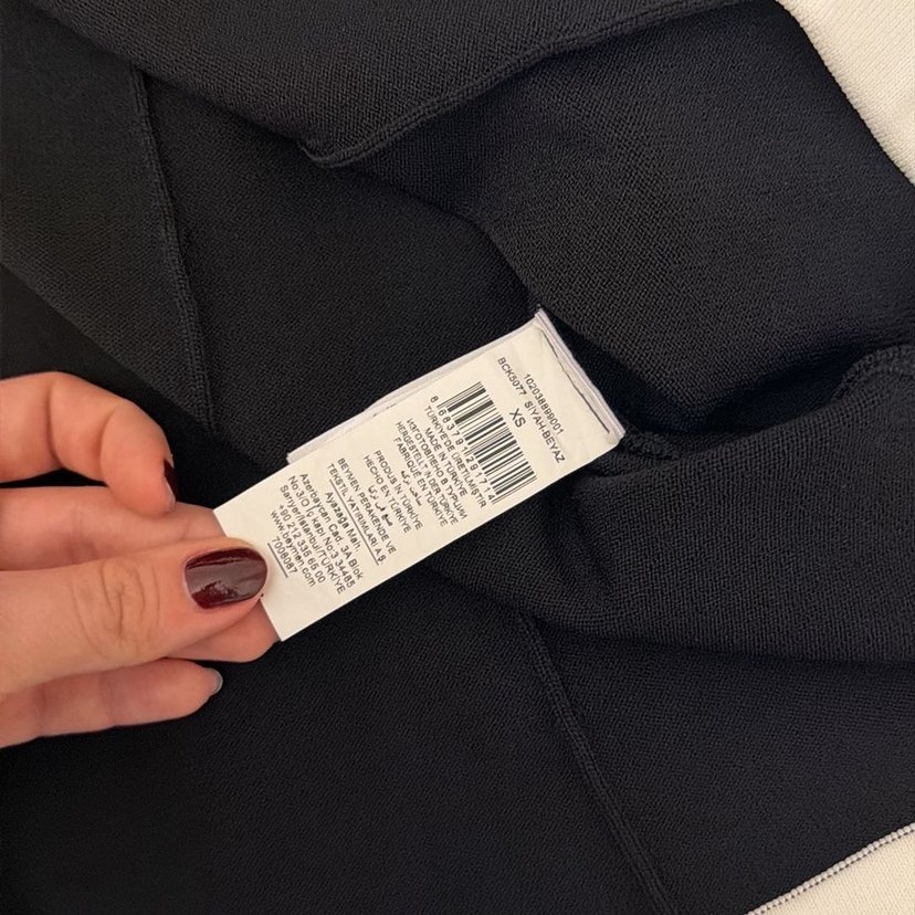 Beymen Club Uzun Siyah Düğmeli Kadın Etek - Görsel 4