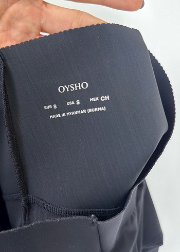 Siyah Oysho Biker Tayt - Görsel 5