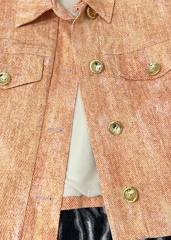 AdL Düğmeli Somon Yelek - Görsel 3