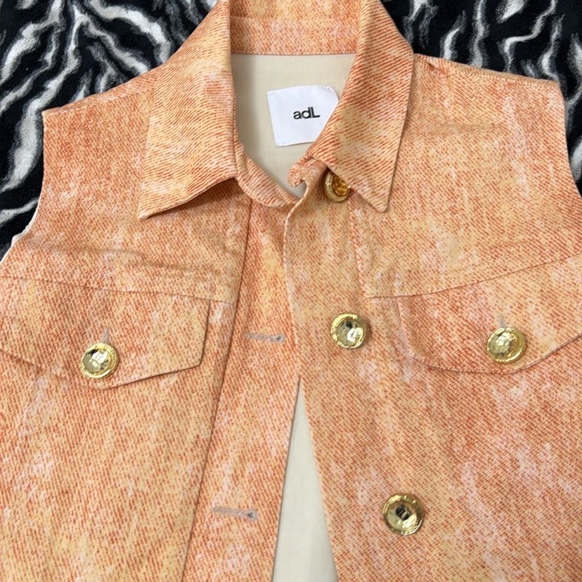 AdL Düğmeli Somon Yelek - Görsel 2