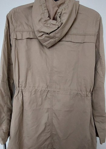 Düğmeli Bej Midi Kadın Ceket - Görsel 2