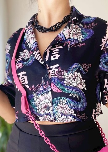 Bershka crop - Görsel 3