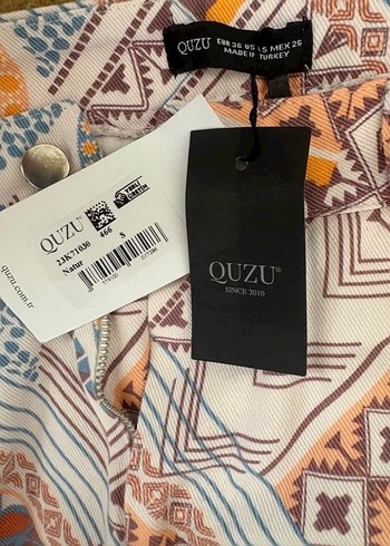 Bohem Çok Renkli Midi İspanyol Paça Pantolon - Görsel 2