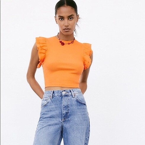 m Beden Zara crop