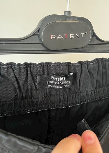 Siyah Midi Keten Kadın Kumaş Pantolon - Görsel 2