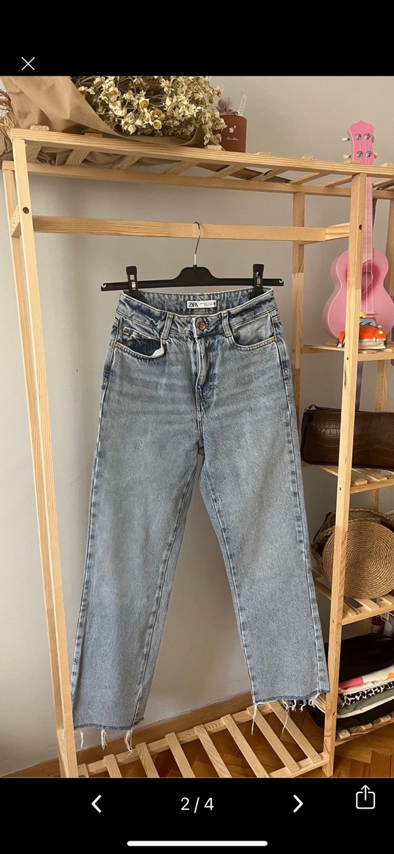 Normal Kesim Kadın Kot Pantolon - Görsel 2