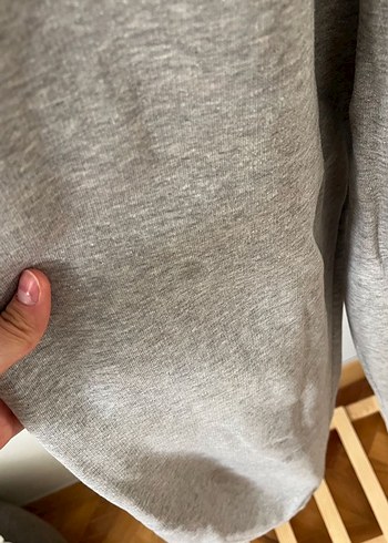 fineapple Gri Pamuklu Rahat Kesim Kadın Eşofman - Görsel 4