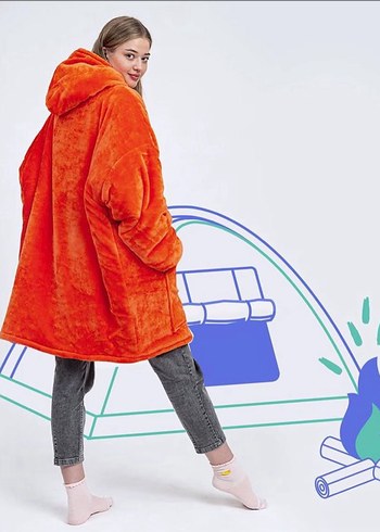 blankie giyilebilir battaniye - Görsel 4