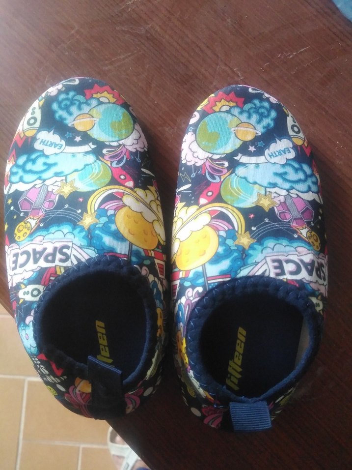 Renkli Pop Kültür Desenli Erkek Su Ayakkabısı - Görsel 4