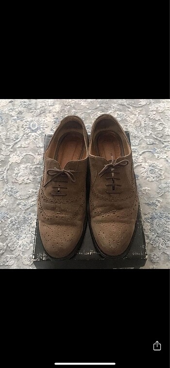 39 Beden haki Renk Henry oxford ayakkabı