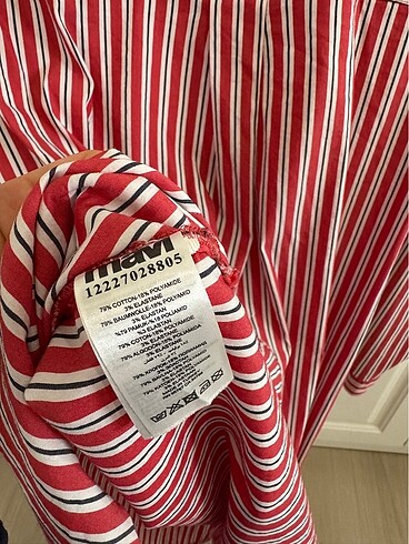 Mavi jeans gömlek tunik - Görsel 6