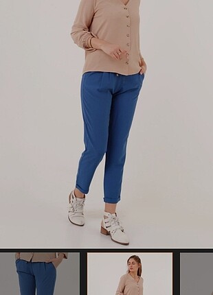 s Beden Havuç model lacivert pantolon