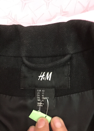 40 Beden H&M kaşe mont 